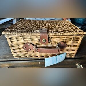 Martha Stewart 18pc Wicker Picnic Basket